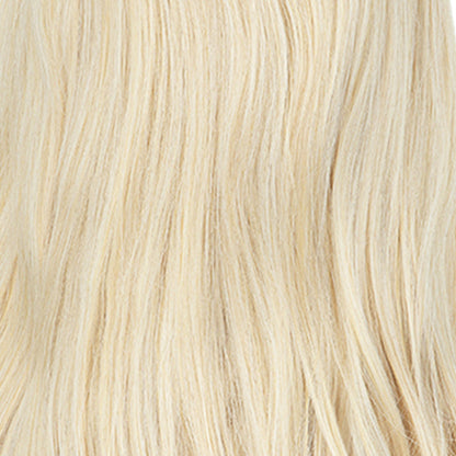 Blonde—High Quality Halo Hair Extensions(Comprising Wavy + Straight)