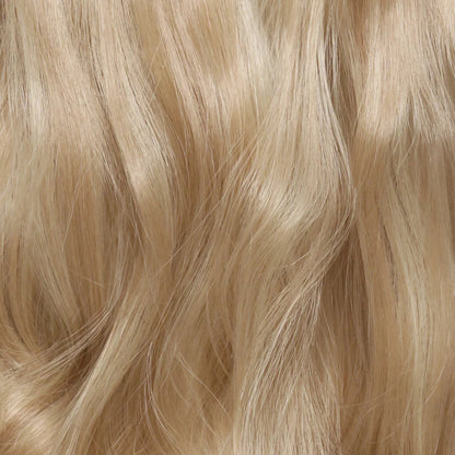 Blonde—High Quality Halo Hair Extensions(Comprising Wavy + Straight)