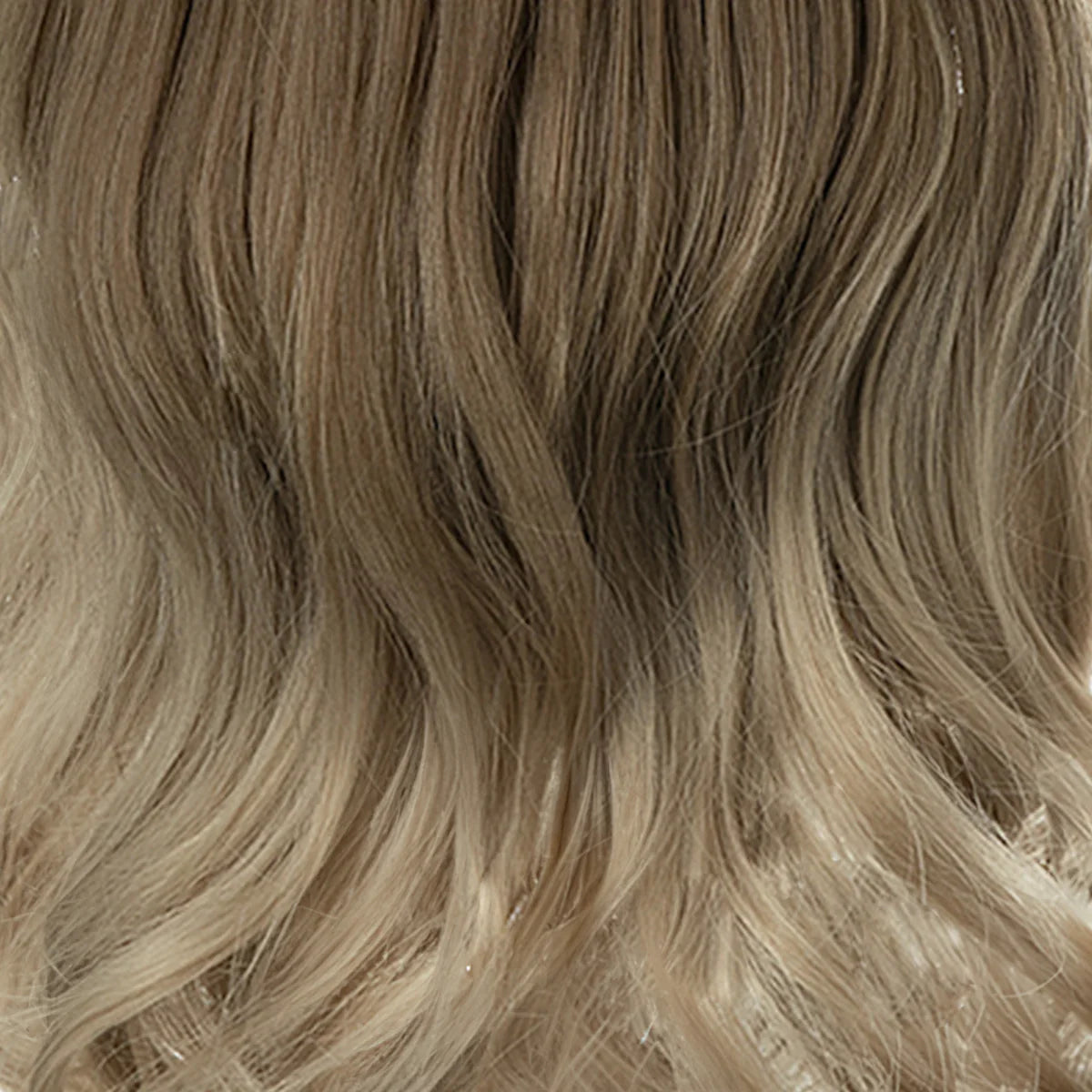 Blonde—High Quality Halo Hair Extensions(Comprising Wavy + Straight)